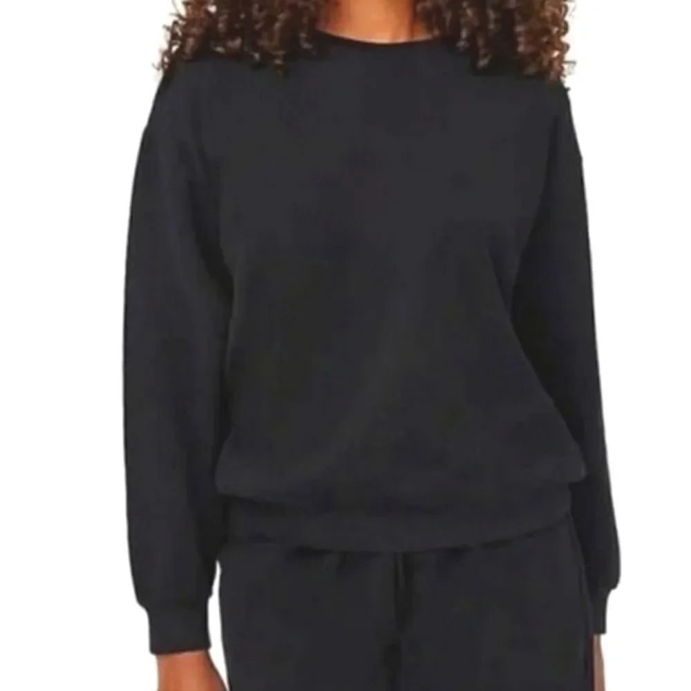 BUFFALO David Bitton Women's Black Crewneck Long Sleeve Sweatshirt